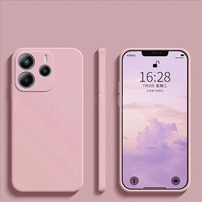 For Xiaomi Redmi Note 14 Case Liquid Silicone Plain Rubber TPU Protector Redmi Note 14 Cover TPU Redmi Note 14 Pro Plus Cover