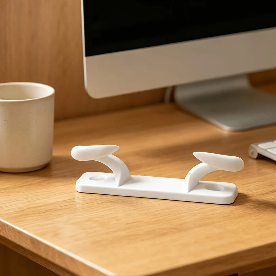 minimalism Game Controller Holder 3D Printed Anti-Slip Desk Stand Universal Gamepad Mount PS5 PS4 Xbox Gaming Desktop Organizer