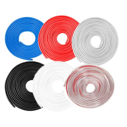 3M Car Door Edge Sealing Strip Transparent PVC Scratch Protector Strip Anti-collision Stickers Door Anti-scratch Car Accessories