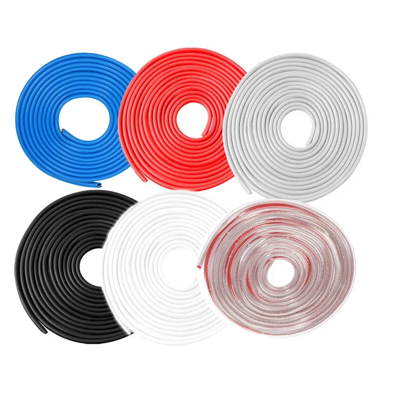 3M Car Door Edge Sealing Strip Transparent PVC Scratch Protector Strip Anti-collision Stickers Door Anti-scratch Car Accessories
