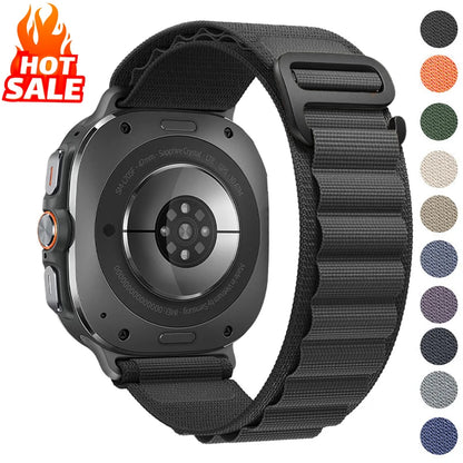 Alpine Loop Band For Samsung Galaxy Watch Ultra 2 47mm Nylon Bracelet Correa Galaxy Watch Ultra(2025) 47mm Strap Accessories