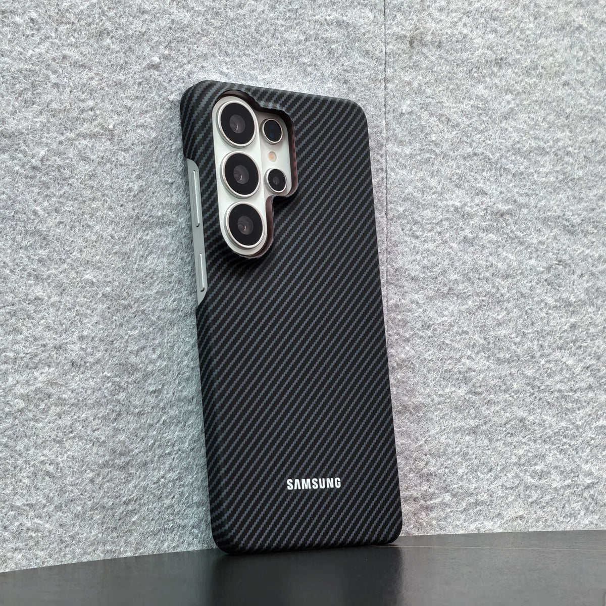 Carbon Fiber Pattern Case For Samsung Galaxy S26 Ultra Plus S25 FE S24 S23 S22 A57 17 56 16 55 15 Magnetic Charger Phone Cover