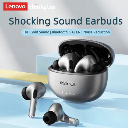 Lenovo LP5 Pro Wireless Bluetooth 5.4 Earphones TWS HiFi Sound Headphones Gaming Sports Earbuds Touch Control with Mic Headset