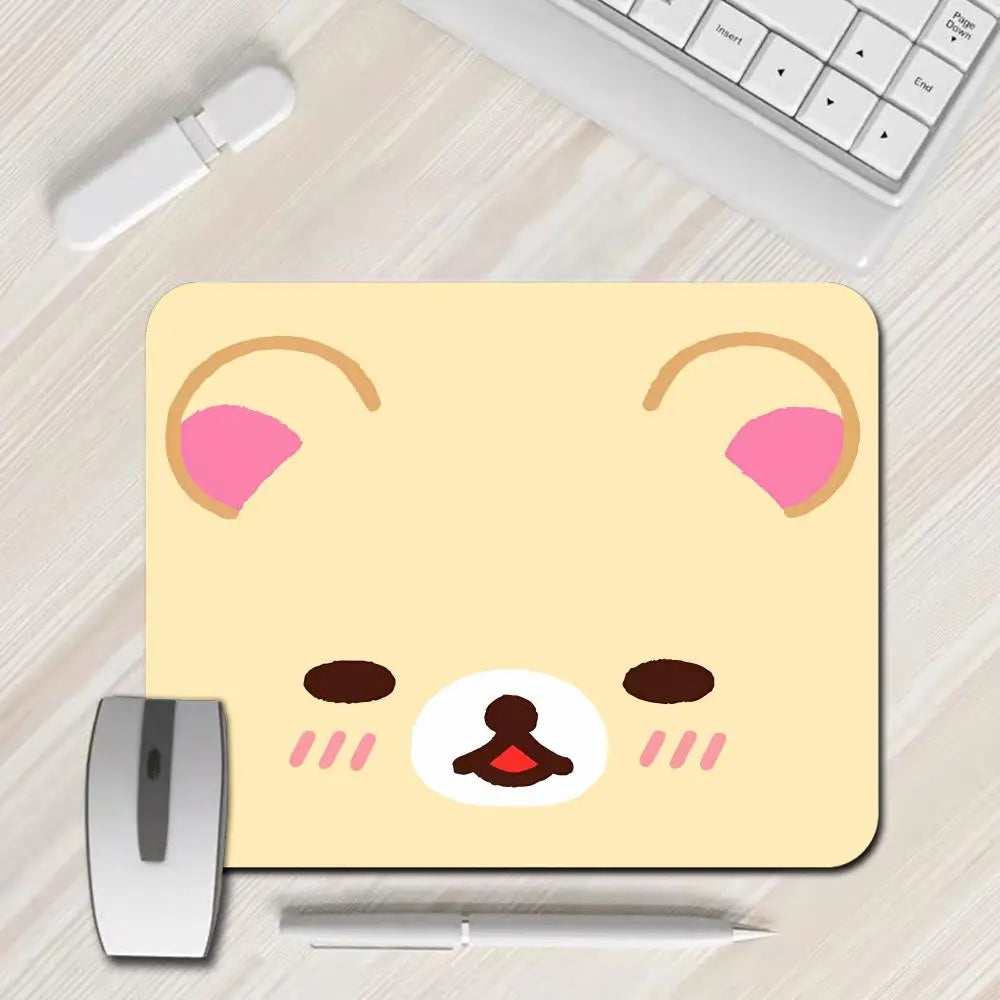 Lovely Rilakkuma Kawaii Pad Rubber Gaming Mousepad Gamer Stitching Dining Table Desk Mat PC Computer Keyboard Mat Mause Mice