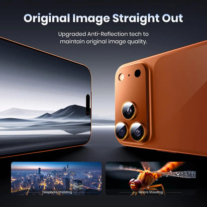 for Phone 17 Pro Max 17Air Camera Lens Protector Strong Adsorption Metal 9H+ Tempered Glass Camera Screen Full Protective Cover