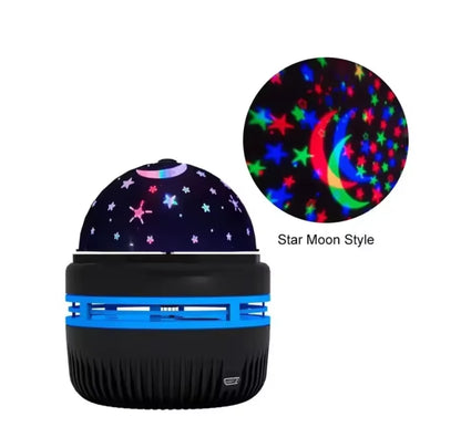 LED Starry Sky Night Lights USB Star Moon Projector Lamp 5V For Home Room Atmosphere Decorations