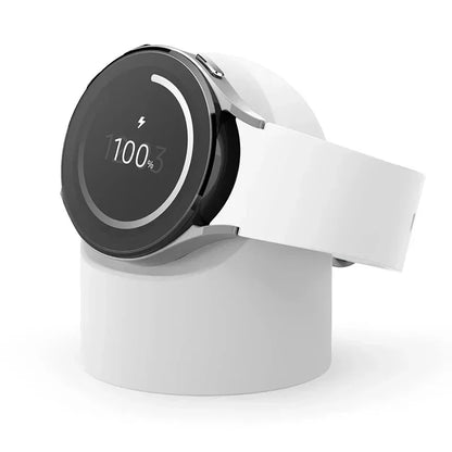 Compatible With Samsung Galaxy Watch 7 6 5 4 3 Charger Stand 40 44 46mm Galaxy Watch 5Pro Charger Silicone Stand Charging Base