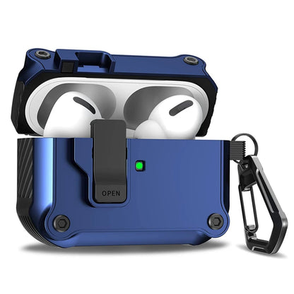 Security Lock Cover for AirPods Pro 3 2025 Case for AirPods Pro3 Pro 3rd Gen 2025 Cases Shockproof PC Headphone Fundas With Hook