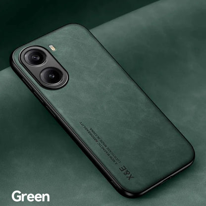 Luxury Leather Phone Case For Xiaomi Mi POCO X7 PRO 5G fanda silky feel NonSlip Plain Cover For POCO X7 5G
