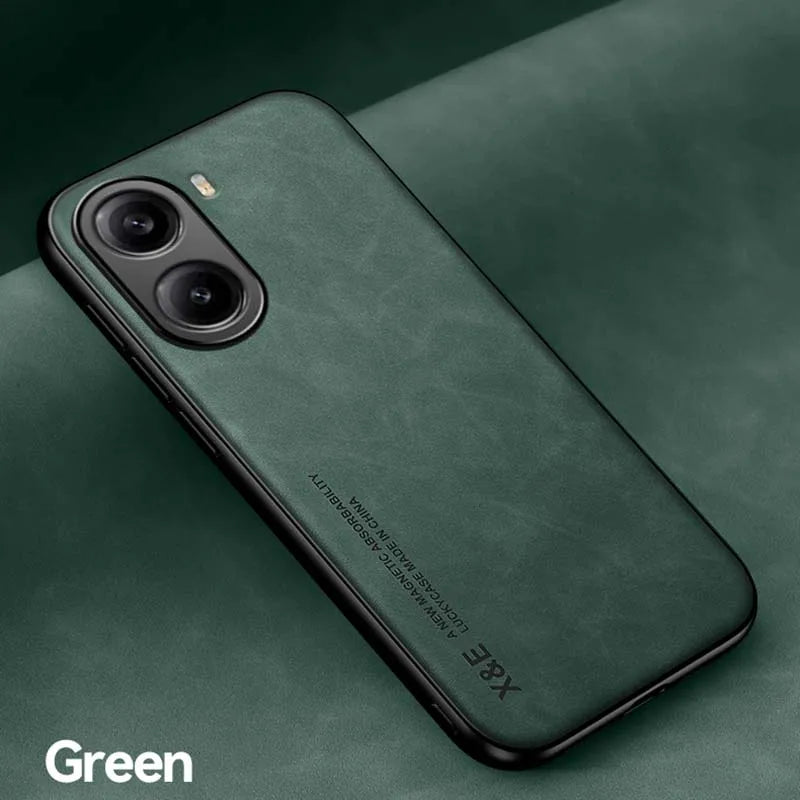 Luxury Leather Phone Case For Xiaomi Mi POCO X7 PRO 5G fanda silky feel NonSlip Plain Cover For POCO X7 5G