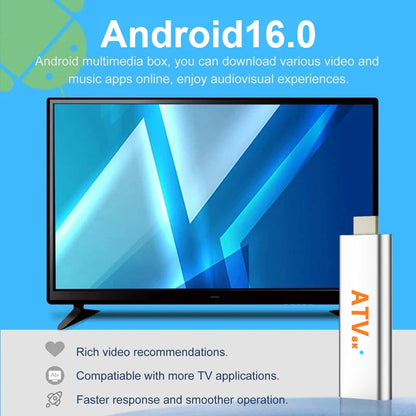 Q15 Android 16 TV Stick H313 Max Memory 256GB Voice Remote Support 2.4G 5G Wifi BT5.4 Quad Core Home Theater Smart Media Player