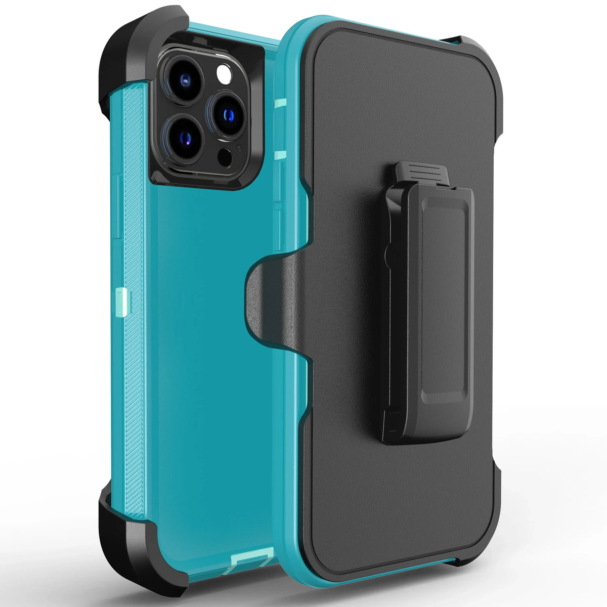 Luxury OTT Armor BOX Phone Case for IPhone 17 Air 16 15 14 Plus 13 12 Pro Max Soft Bumpers with Belt Clamp Protective Hard Cover