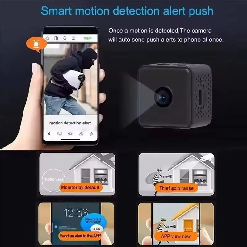 1080p Mini Camera Home Small Wireless Wifi Camera Outdoor Upgraded Baby Pet Motion Detection Security Night Vision Camera