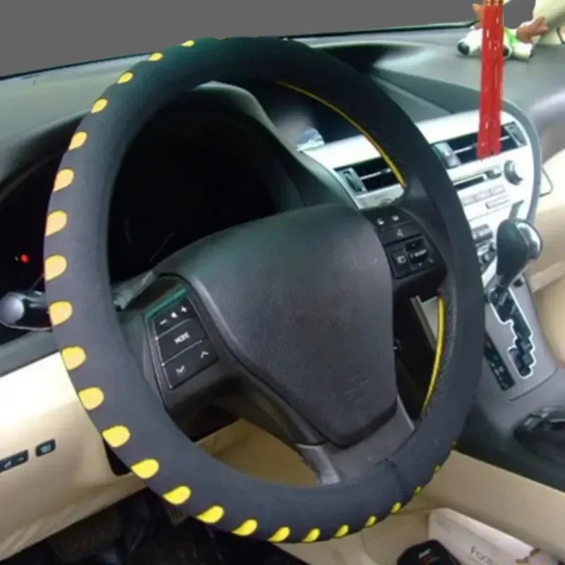 Car Steering Wheel Cover 5 Colors New EVA Punching Universal Car Steering Wheel Cover Diameter 38cm Automotive Sup