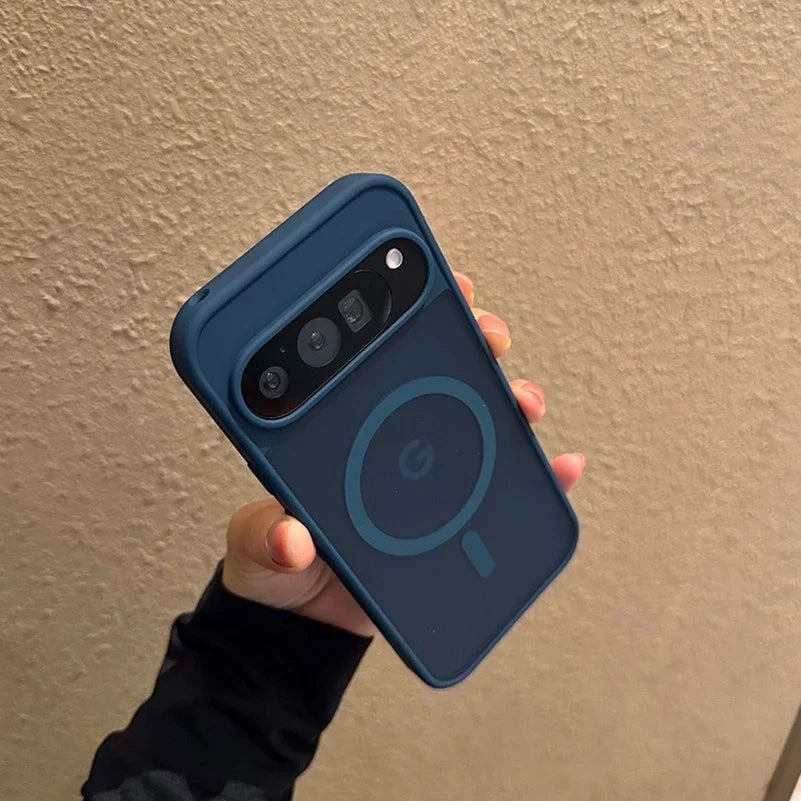 Luxury Translucent Matte Magnetic Case For Google Pixel 10 ProXL 9Pro XL 11 ProXL 10 9A Wireless Charging Candy Color Slim Cover