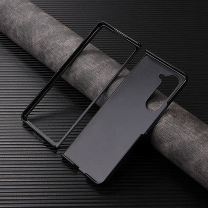 Luxury PU Leather + PC Hold Case for Samsung Galaxy Z Fold 8 Ultra 7 6 5 4 3 Fold7 Fold6 Fold8 Card Slot Phone Cover Etui Coque