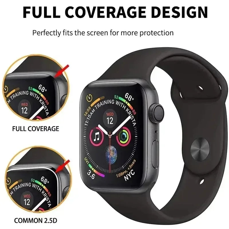 Screen Protector for Apple Watch 10 9 7 6 SE 5 8 40MM 41 42MM 44MM 45MM 38MM Ceramic Film for IWatch series Ultra 49MM Not Glass