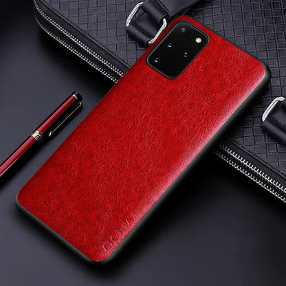 Luxury PU leather Case for Samsung Galaxy S20 Ultra Plus FE 5G coque Business solid color design cover for galaxy s20 ultra case