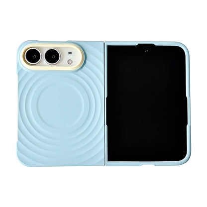 Case For Apple iPhone Duo For Foldable iPhone Duo For Magsafe With  Magnetic Ring Ripples Stand Luxury Silicone Ripples Cover