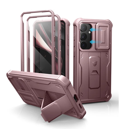 Dexnor For Samsung Galaxy S25/S25 Plus/S25 Ultra /S25 Edge 2025Case Full Body Shockproof Camera Cover &Built-in Screen Protector Kickstand