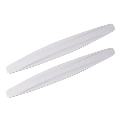 2Pcs Universal Anti-Collision Protector Rubber Car Door Products Auto Front And Rear Corner Bumper Cover Guard Lip Strip Sticker
