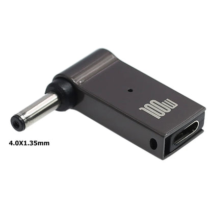 100W USB Type C Fast Charging Adapter Plug Connector Universal USB C Laptop Charger Converter for Dell Asus Hp Acer Lenovo