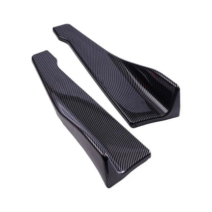 1 Pair Car Rear Corner Protection Plate Car Side Skirt Cover Car Corner Bumper Guards With Screws 48CM For Audi BMW Accessories