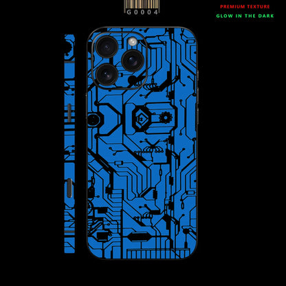 Luminous Back Skin Sticker  For iPhone 16 15 14 Pro Max Glowing at night For iPhone 16ProMax Back Flim