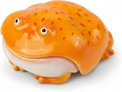 Funny Frog Shaped Case for AirPods 4, Hard Resin 3D Toad Earbuds Cover, Scratchproof Protective Shell with Novel Design
