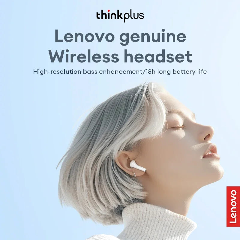 Lenovo LP5 Pro Wireless Bluetooth 5.4 Earphones TWS HiFi Sound Headphones Gaming Sports Earbuds Touch Control with Mic Headset