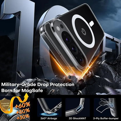 Strong Magnetic Wireless Charging Case For Google Pixel 9 11 Pro XL 9A 10A Pixel9 Pro 10 Pro XL 7 8 Pro Clear Shockproof Cover