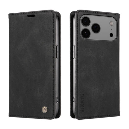 Magnetic Leather Wallet Flip Cover For Apple Iphone 17 16 16E 15 14 13 12 11 XS XR Air Plus Pro Max ProMax Mini | Premium Case