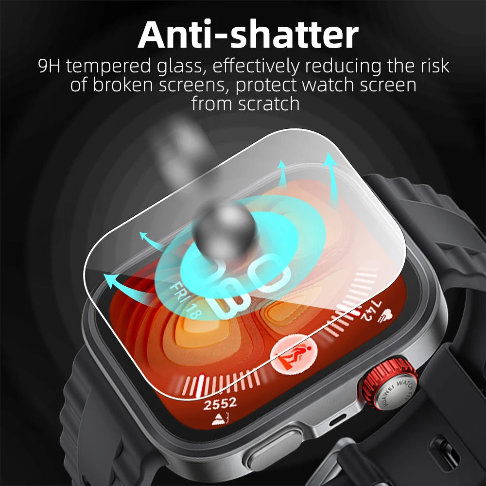 9H Tempered Glass for Huawei Watch Fit 4 Pro, Premium Screen Protector Durable HD Clear Anti-scratch Protection Film Accessories