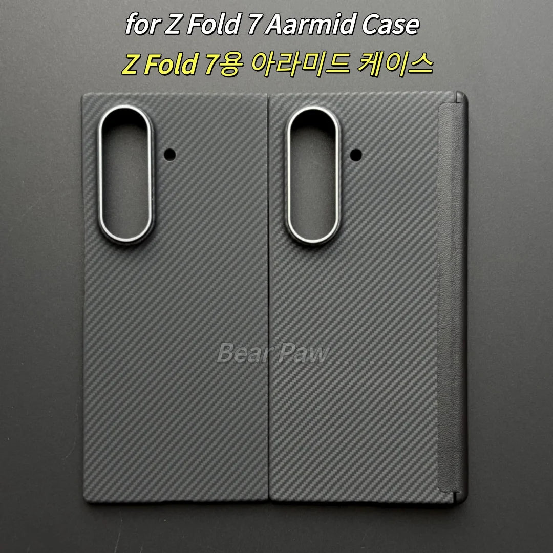 For Z Fold7 Magnetic Hinge Case Aramid Carbon Fiber Magnetic Case Ultra thin Cover For Ssamsung Z Fold 7 W26 Mobile Phone Cases