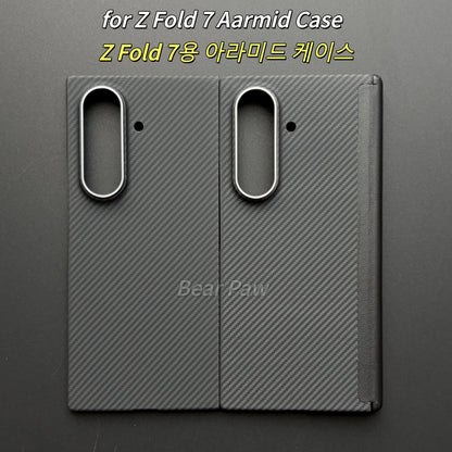 For Z Fold7 Magnetic Hinge Case Aramid Carbon Fiber Magnetic Case Ultra thin Cover For Ssamsung Z Fold 7 W26 Mobile Phone Cases