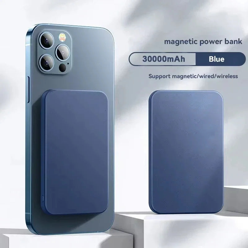 ROMOSS 50000mAh Magnetic Wireless Power Bank Charger for Magsafe Fast Charging Extemal Spare Battery For iPhone Samsung Huawei