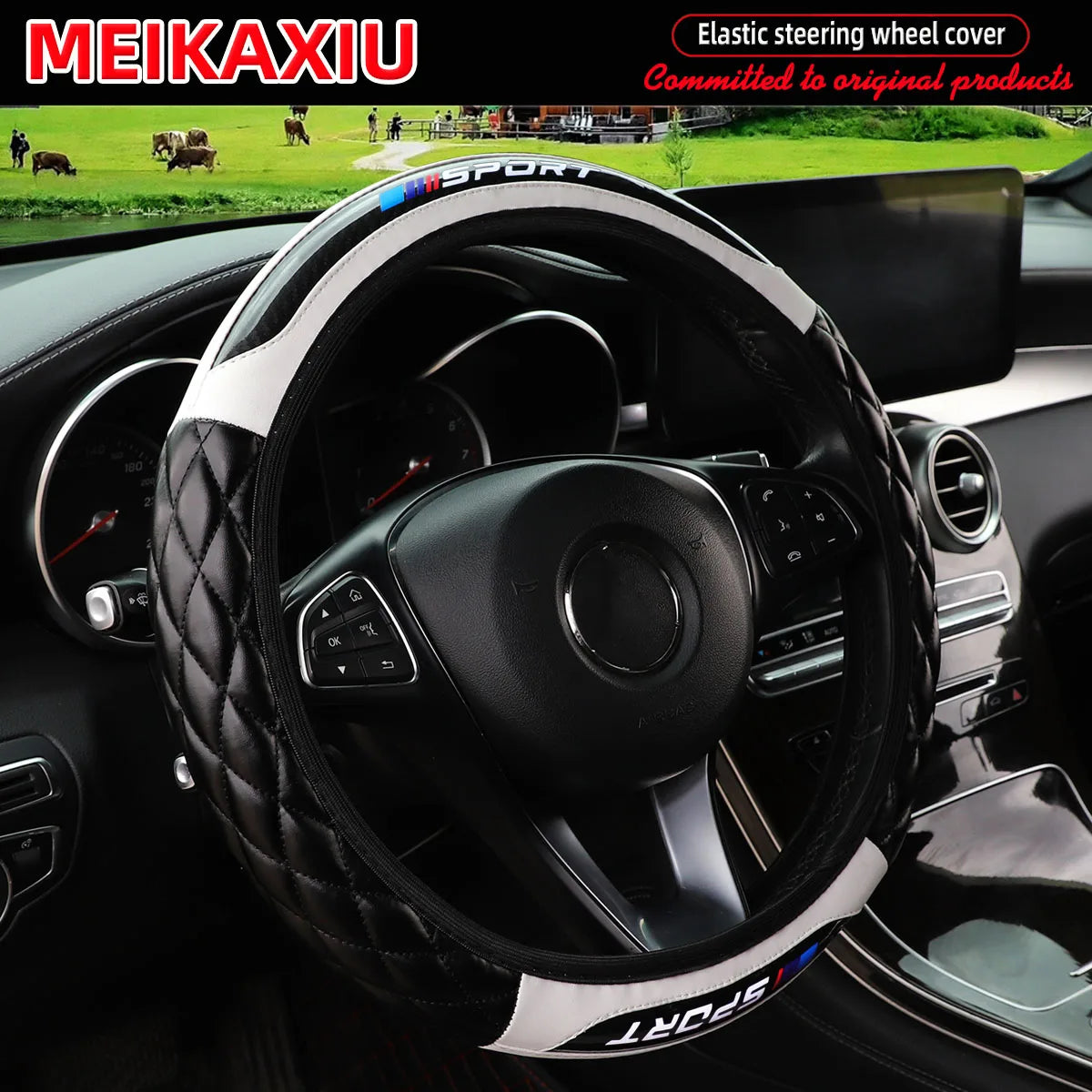 The New Crystal Carbon Fiber Sport Car Comes With a Universal Disc Cover Without Inner Ring for All Seasons