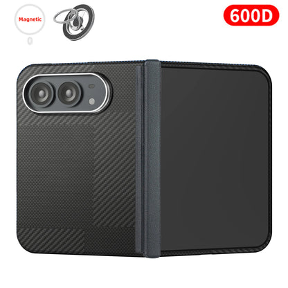 Suitable for iphone duo case,carbon fiber Kevlar aramid fiber hard shell,lightweight magnetic Slim light black cover premium