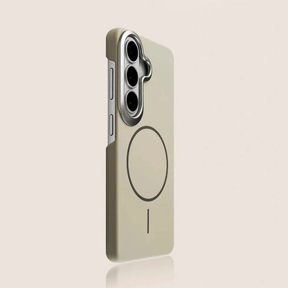 Metal PC Armor Matte For Magsafe Magnetic Case For Samsung S26 S25 Edge S24 S23 S22 Ultra Plus FE A57 A37 A17 A07 A36 A56 Cover