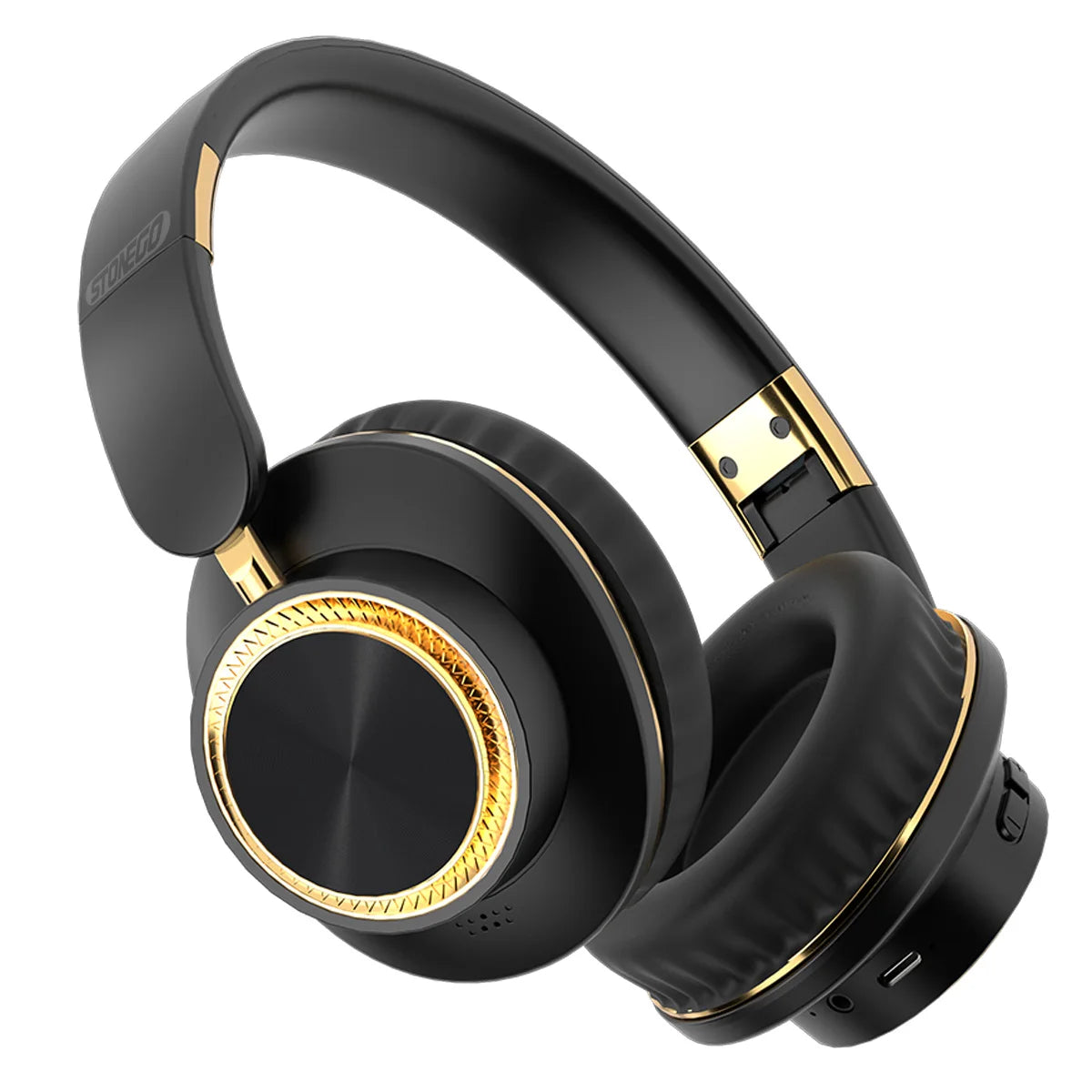 Wireless Bluetooth Over Ear Headphones Foldable Stereo with 40mm Driver for HiFi Sound Quality and Heavy Bass Built in Microphone Ideal for Gaming PC and Phone Long Battery Life Stable Wireless Connection
