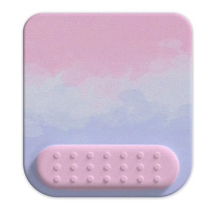 Keyboard Wrist Rest Pad Set Soft Memory Foam Mouse Pad Wrist Support Cushion Pain Relief Ergonomic Computer Mousepad for Office