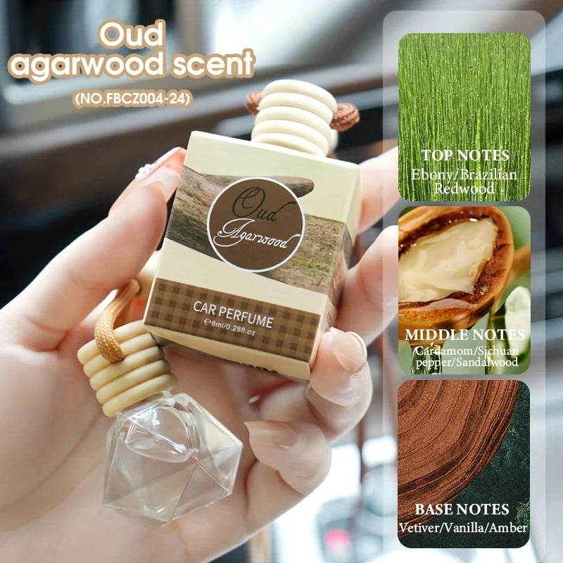  Car Air Freshener Mini Aromatherapy Essential Oil Odor Eliminator Kit Humidifier Gift Box Air Purifier Car Diffuser Long Lasti