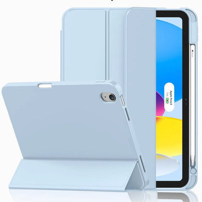 For iPad (A16) 11th 10th Generation Air 4th 5th 10.9 Pro 11 M2 M3 M4 M5 2026 2025 2024 Magnetic Flip Smart Cover Pencil Case