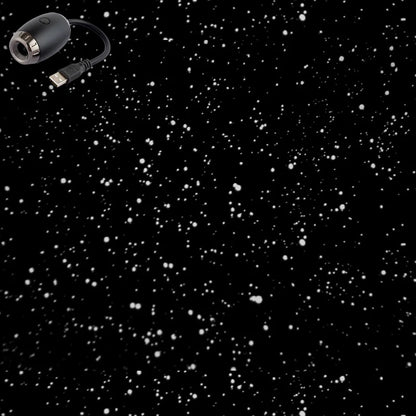 USB Galaxy Projector Light Car Roof Ambient Light Adjustable Focus Car Atmosphere Projection Lamp Romantic Room Star Night Light