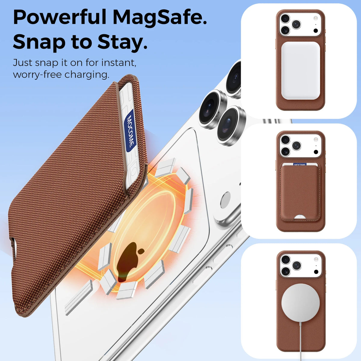 High End Official Magnetic Woven Strap Stand Card Holder Phone Case For Iphone 17 16 15 14 Pro Max Air Crossbody Lanyard Cover