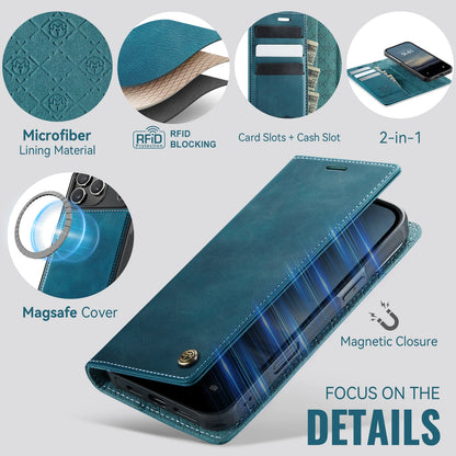 High Quality 2-in-1 Detachable Wallet Leather Magsafe Case For iPhone 17 Air 16 15 14 Plus 13 12 11 Pro Max Luxury Magnetic Flip