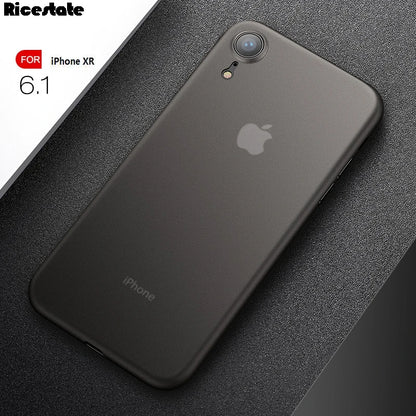 Ultra thin Matte Phone case For iphone iphone XR X R Rubber back cover For iphone X XR XS Max PP Hard Cases