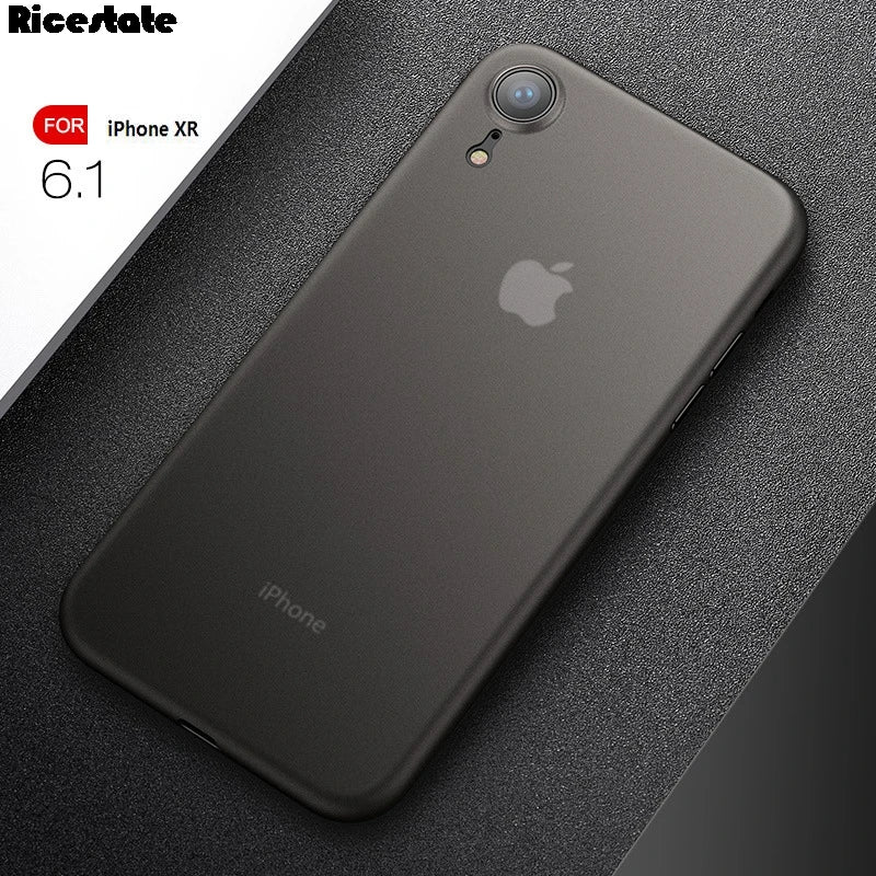 Ultra thin Matte Phone case For iphone iphone XR X R Rubber back cover For iphone X XR XS Max PP Hard Cases