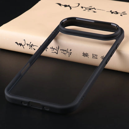 UGOjP For iPhone 17 Air Case Men Women Anti-drop Transparent Phone Case Shockproof TPU Frame Clear Thin Protective Back Cover