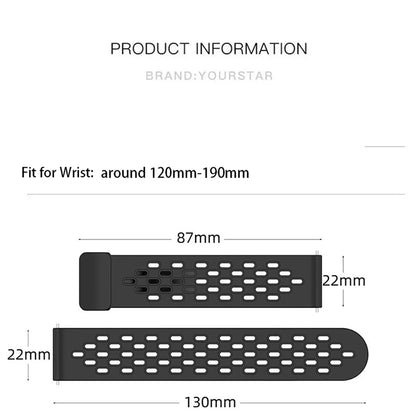 22mm Silicone Loop Strap for Amazfit Bip 6 Bip6 Smartwatch Replacment Bracelet Watchband Correa for Amazfit Bip 5 Bip5 Band